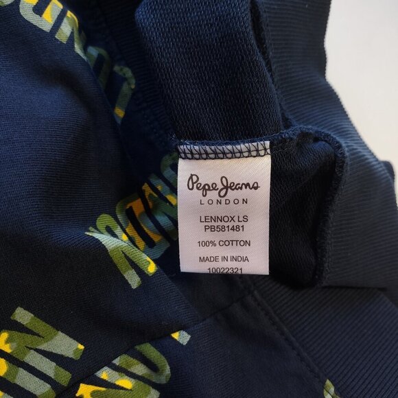 Pepe Jeans London Full Zip Hoodie Call Out  Youth Size Large 16 - Picture 10 of 10